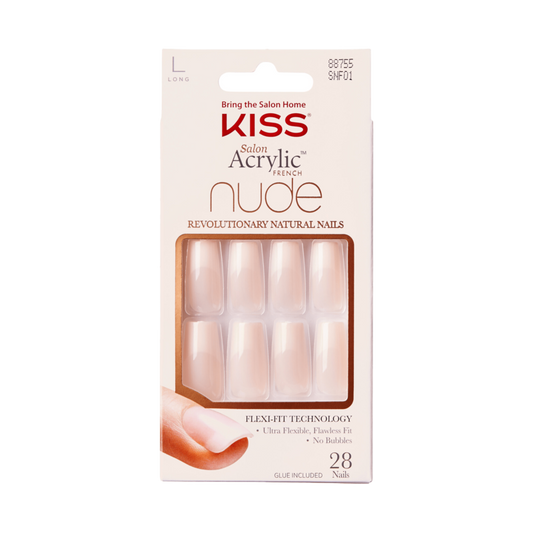 KISS NAIL ACRYLIC NUDE SNF01