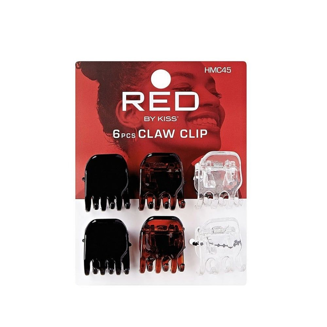 RED BY KISS CLAW CLIP 6PCS HMC45