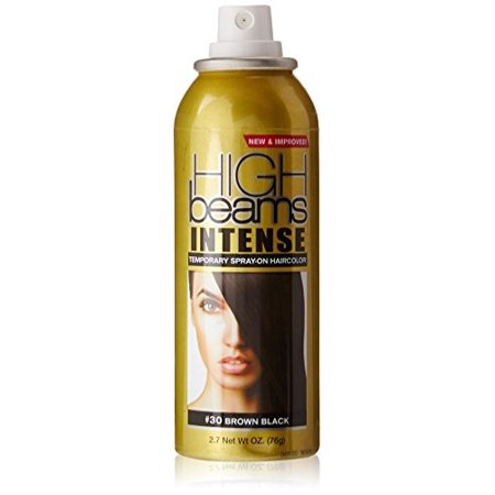 HIGH BEAMS TEMPORARY SPRAY ON HAIRCOLOR BROWN BLACK