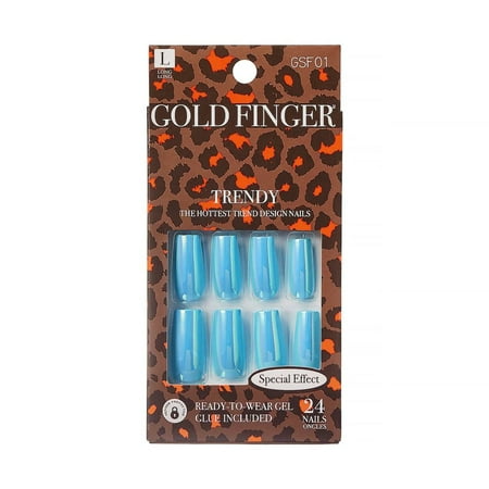 KISS NAIL GOLD FINGER TRENDY GSF01