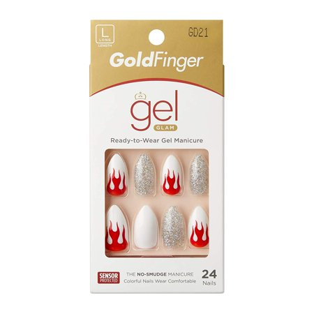 KISS NAIL GOLD FINGER GD21