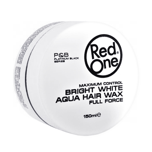 RED ONE AQUA HAIR GEL WAX BRIGHT WHITE 150ML