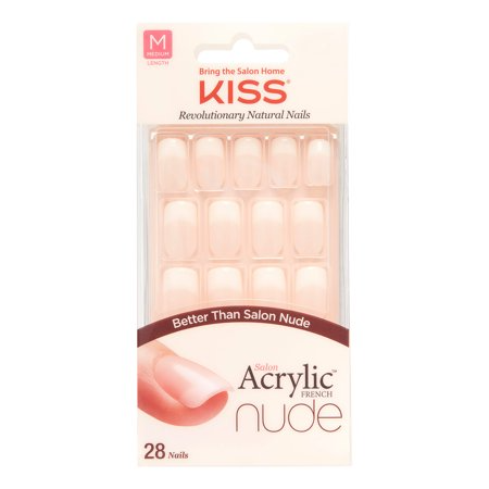 KISS NAIL ACRYLIC NUDE KAN03