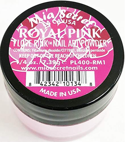 MIA SECRET NAIL ART POWDER 1.4 ROYAL PINK HI