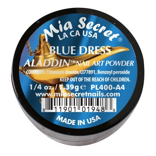 MIA SECRET NAIL ART POWDER 1.4 BLUE DRESS