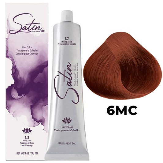 SATIN HAIR COLOR 6MC LIGHT COPPER MAHOGANY