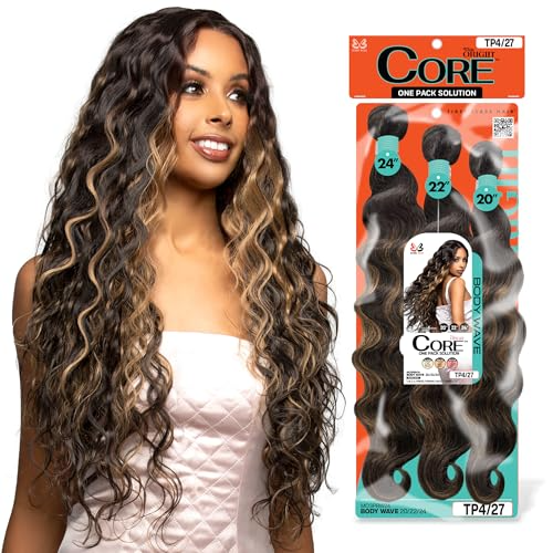 BOBBI BOSS Miss Origin CORE Synthetic Weave Multi Bundle BODY WAVE (20, 22, 24 Inch)  COLOR TP1B/BUG
