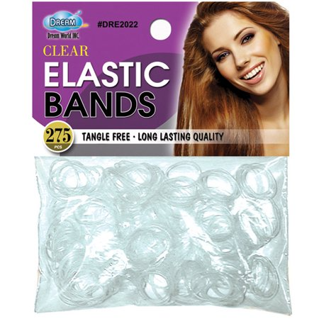 DREAM WORLD CLEAR ELASTIC BANDS 275 PCS