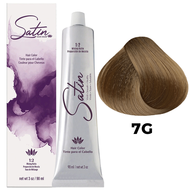 SATIN HAIR COLOR 7G GOLDEN BLONDE