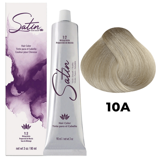 SATIN HAIR COLOR 10A ULTRA LIGHT ASH BLONDE