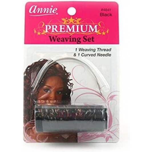 ANNIE WEAVING SET THREAD & NEEDLE BLACK 4841